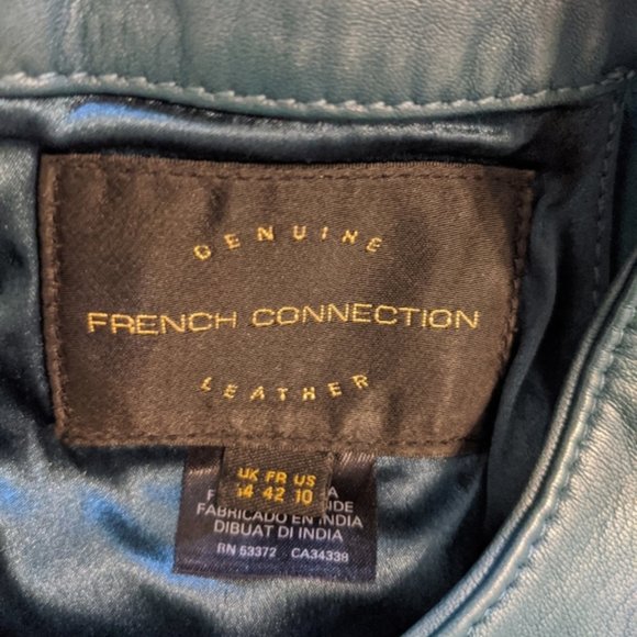 French Connection Genuine leather dress - Picture 7 of 7